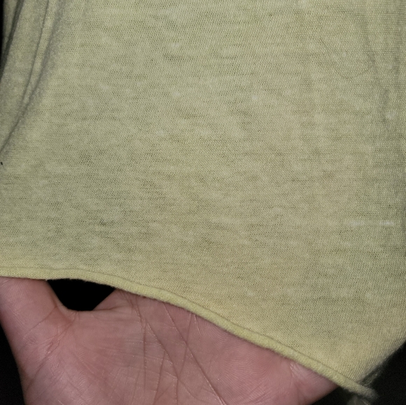 We The Free By Free People Top Size S Yellow/Charcoal - Picture 6 of 8